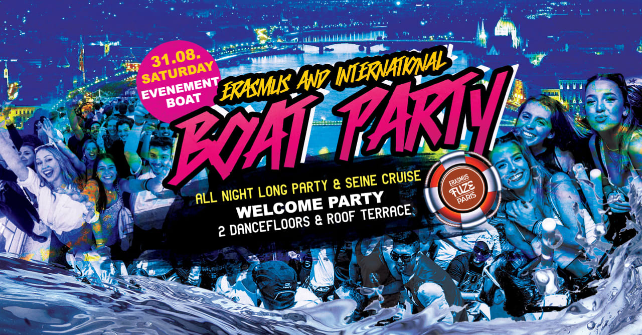 Huge Erasmus & International Cruise + Boat Party!