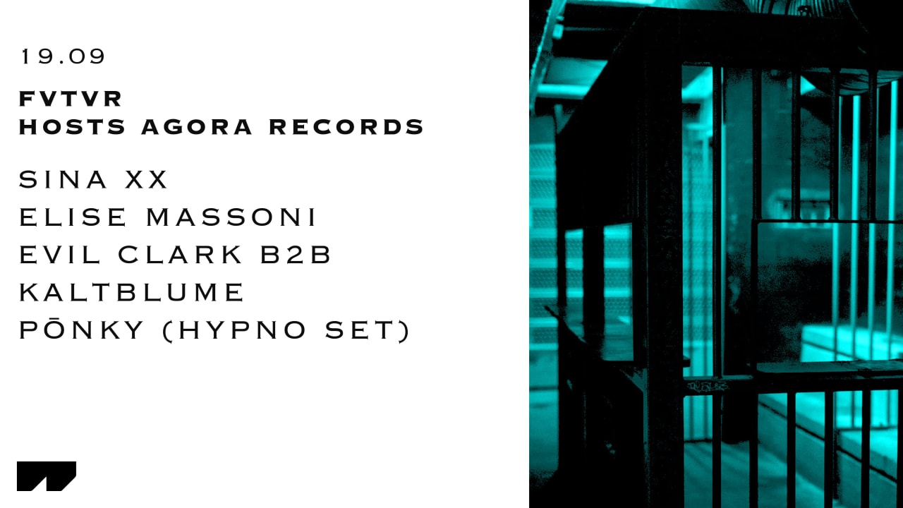 Agora Records W/ Sina XX, Elise Massoni & Friends