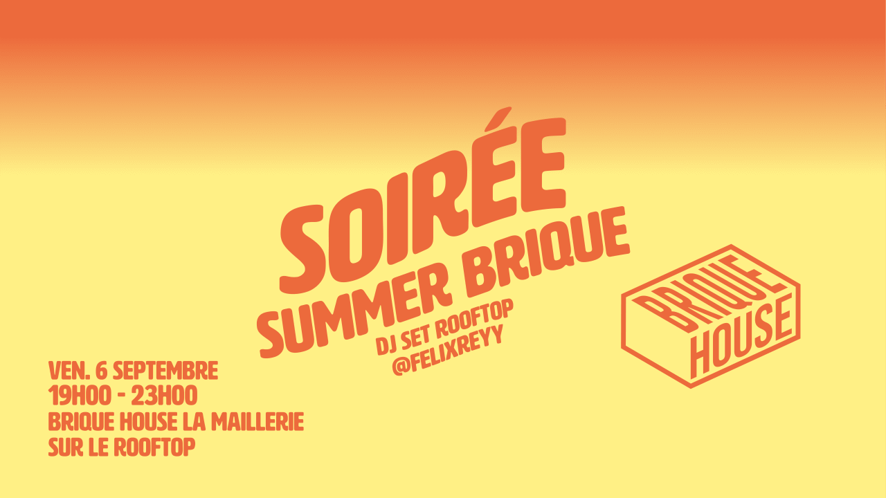 Soirée Summer Brique