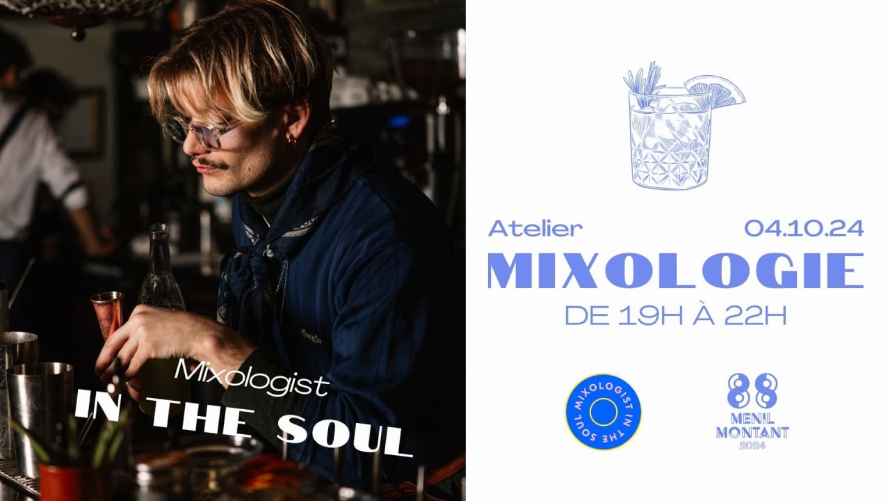 Cocktail Workshop With Mixologist In The Soul !