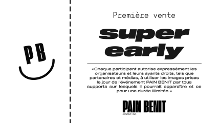 Première vente - Super Early