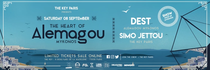  The Heart Of Alemagou Mykonos : Dest, Simo Jettou cover