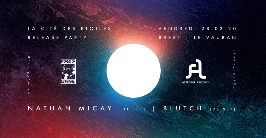 La Cité des Etoiles Release Party w/ Nathan Micay + Blutch cover