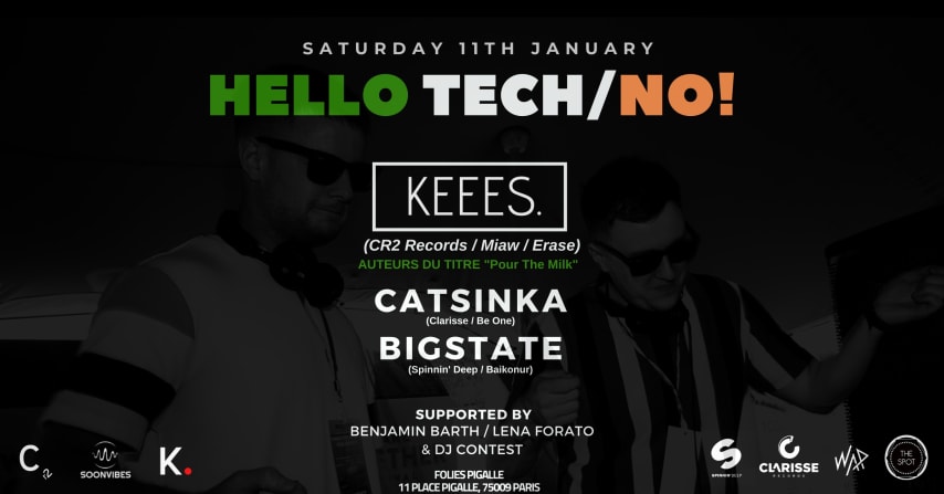 Hello Tech/No! With Keees. x Catsinka x Bigstate (0H/12h) cover