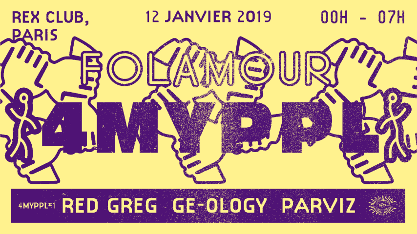 Folamour 4myppl Residency #1: RED Greg, GE-Ology, Parviz cover