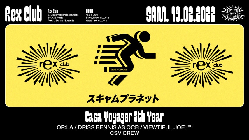 Rex Club Presents: Casa Voyager 5th Birthday: Or:la & more cover