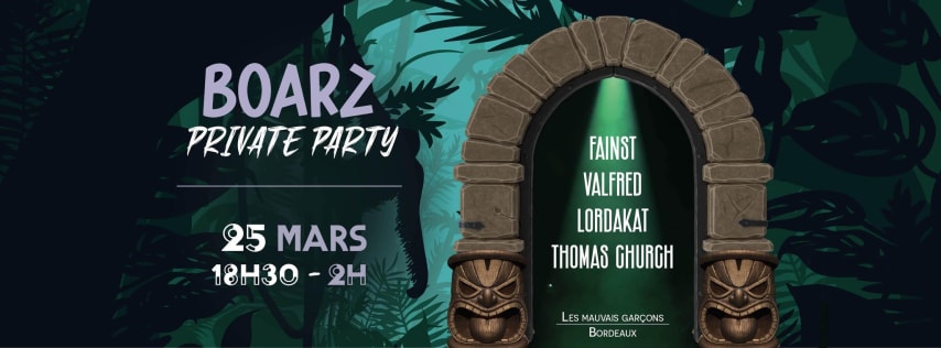 Boarz Private Party - 25.03 cover