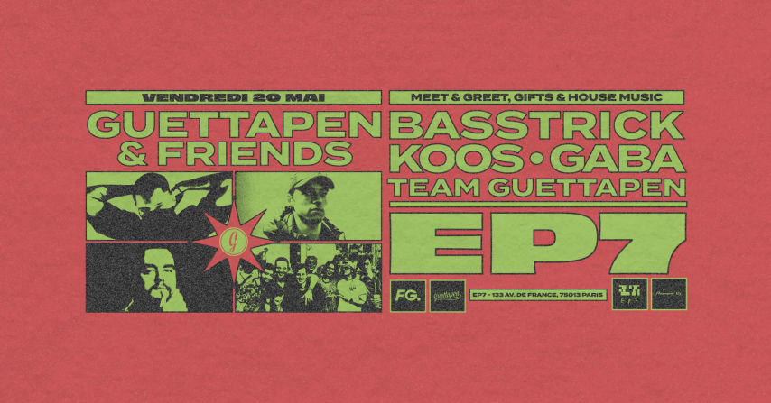 Guettapen & Friends w/Basstrick, Koos & Gaba cover