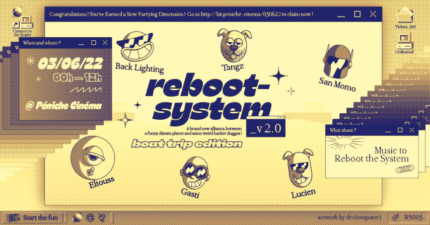 reboot_system_v2.0 | by Kepler-129 & Ordinateuf  cover