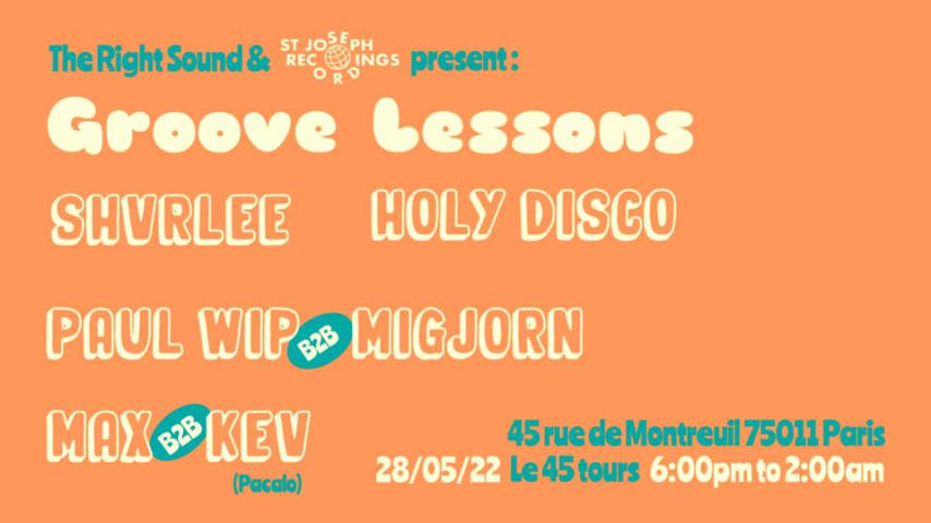 Groove Lessons, Vol.2 : Shvrlee, HolyDisco, PAUL WIP & more cover