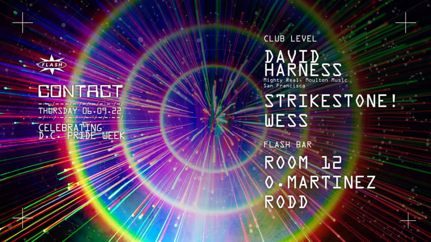 CONTACT x Pride: David Harness (No Cover w/ RSVP) cover