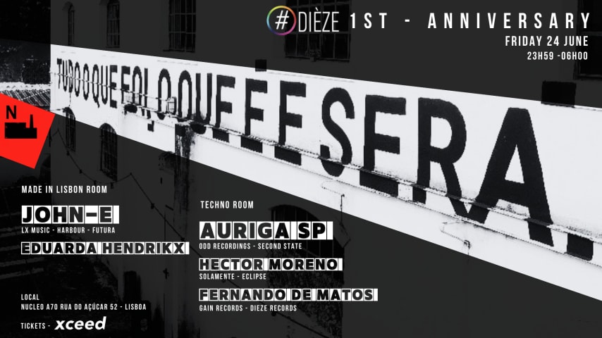 1 Anniversary Dieze Portugal @NūCleo A70 cover