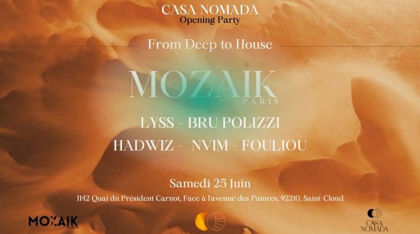 From Deep to House - Péniche couverte Casa Nomada cover