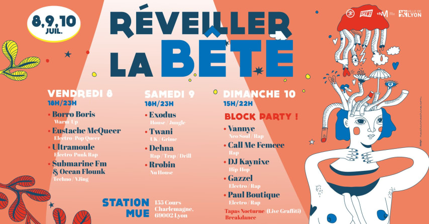 STATION MUE / REVEILLER LA BETE cover