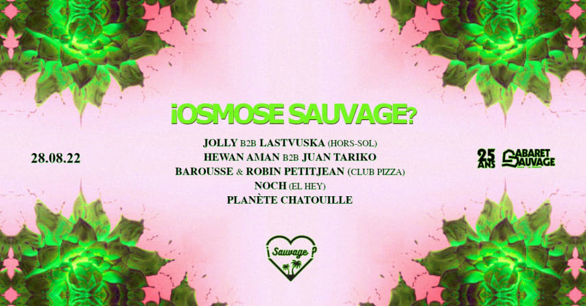 ¡Osmose Sauvage? cover