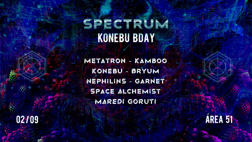 SPECTRUM - Konebu B-Day cover