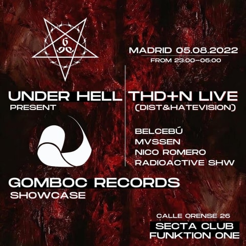 UNDER HELL present GOMBOC RECORDS SHOWCASE cover