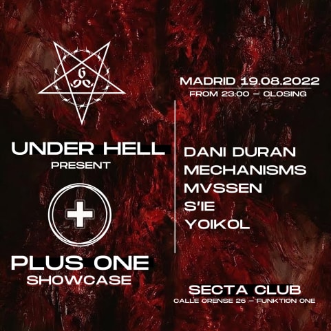 UNDER HELL present ONE PLUS showcase cover