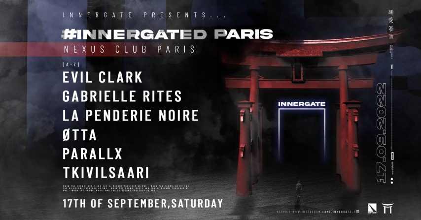 INNERGATE presentes: INNERGATED PARIS  cover