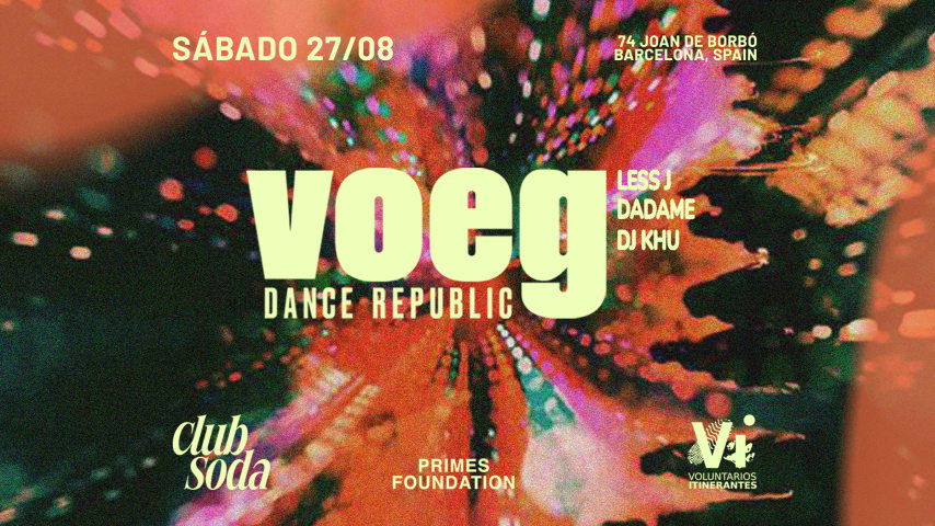 Club Soda presents Voeg Dance Republic cover