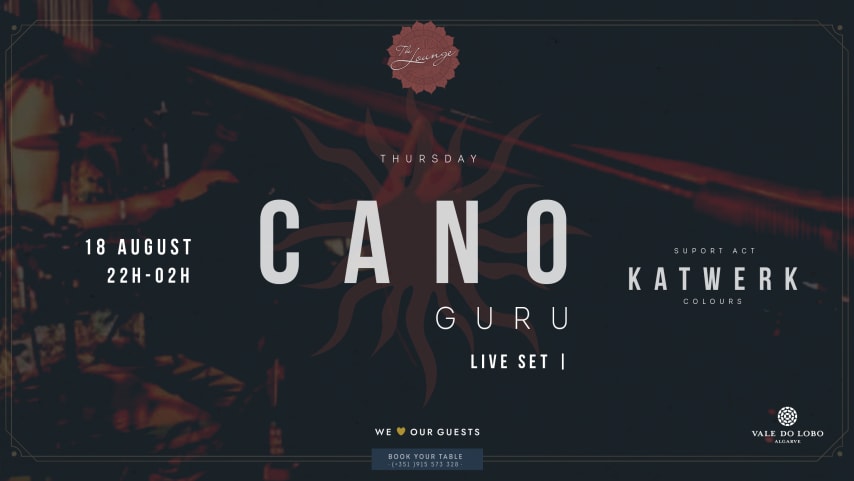 THE LOUNGE INVITES CANO GURU cover