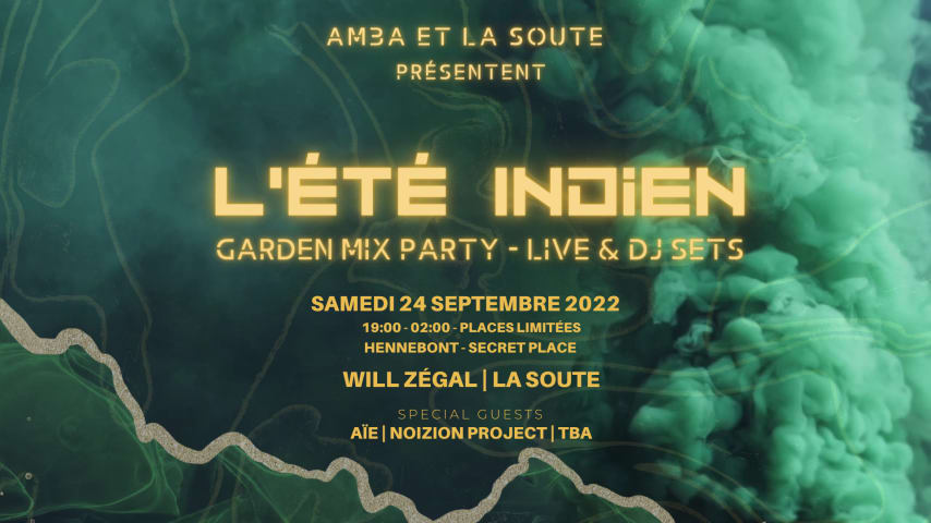 L'été Indien - AM3A x Collectif La Soute - Garden Mix Party cover