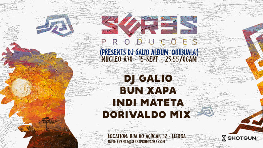 Seres Produções Presents DJ GALIO ALBUM 'QUIBUALA'  cover