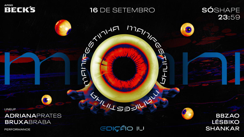 MANIFESTINHA #4 @ Só Shape Tabacaria 16/09 cover