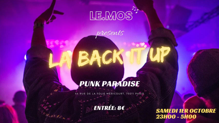 BACK IT UP W/ LE M.O.S cover