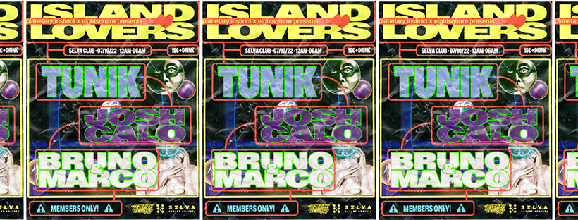 Planetary & Eightsquare presents: Island lovers with Tunik cover