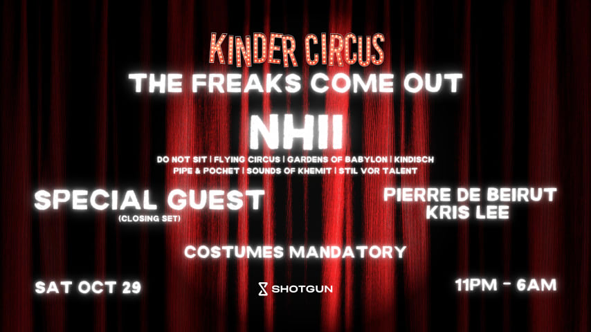 Kinder Circus Halloween - The Freaks Come Out cover