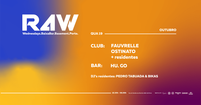 R4W with Fauvrelle x Ostinato + residentes & Hu Go cover