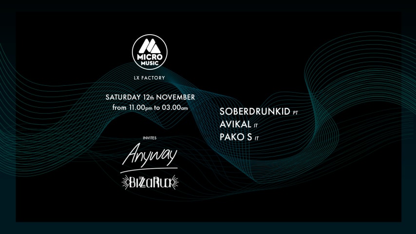 Micro Music invites Anyway & Bizzarrua  -12.11 cover