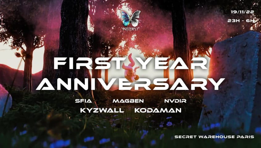 BTF - FIRST YEAR ANNIVERSARY cover