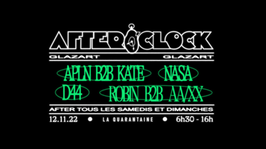 After O'Clock x La Quarantaine : Robin B2B AA/XX, D44, Nasa cover