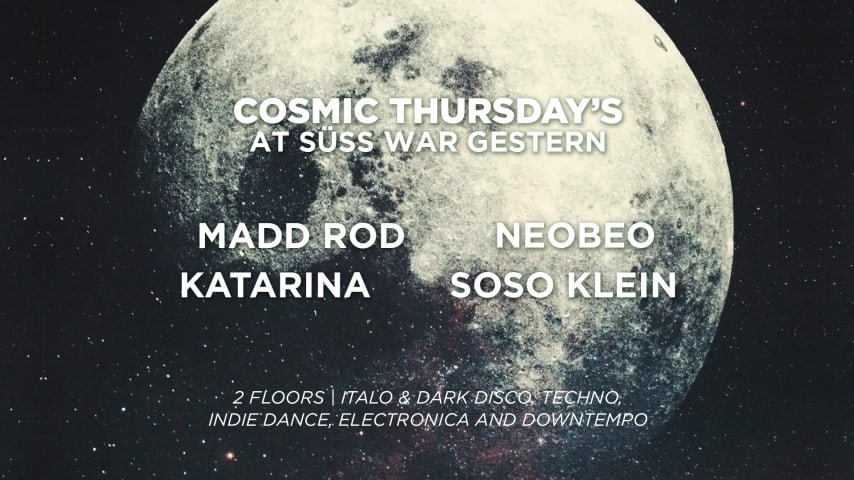 Cosmic Thursdays: Madd Rod, Neobeo, Soso Klein & Katarina cover