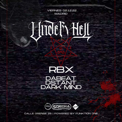 Under Hell: 02 Dic 22 / RBX cover