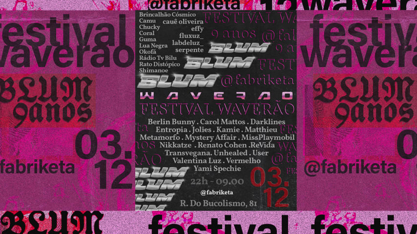 BLUM FESTIVAL WAVERÃO cover