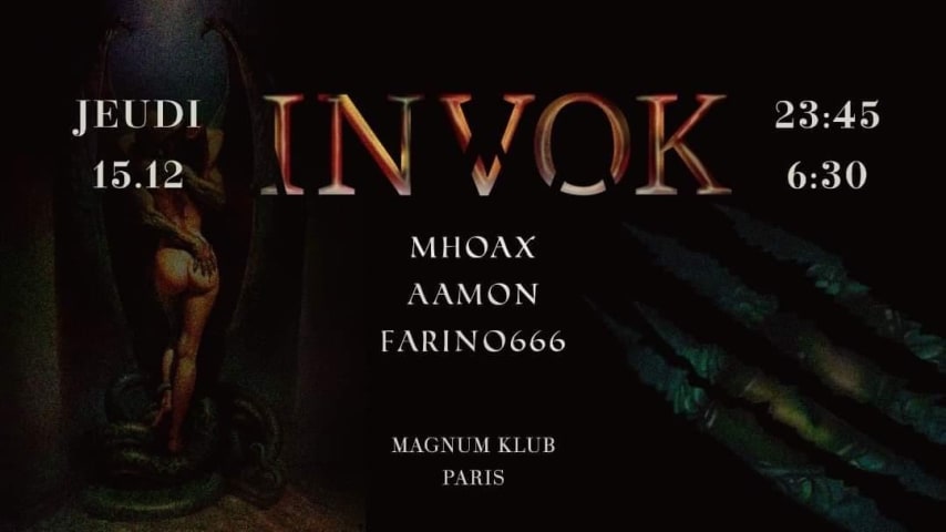 INVOK  TO THE (G)RAVE  cover