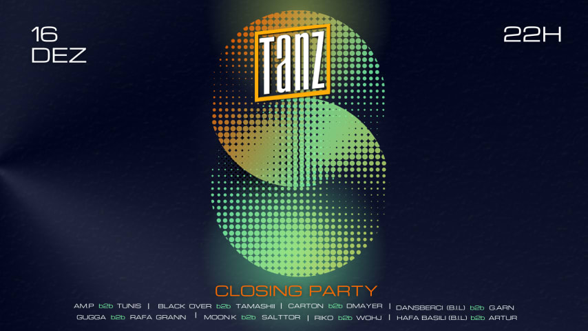 TANZ CLOSING PARTY - B2B CHALLENGE NIGHT  cover