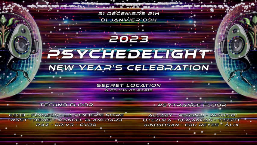 PSYCHEDELIGHT : 2023 NEW YEAR’S CELEBRATION  cover