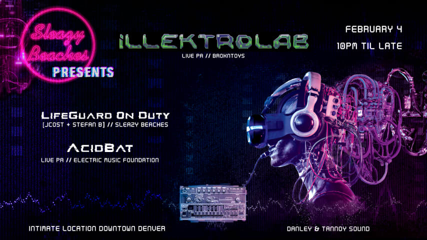 Sleazy Beaches presents Illektrolab  cover