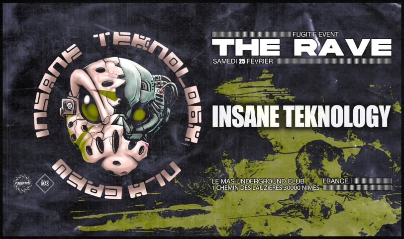 THE RAVE : INSANE TEKNOLOGY  cover
