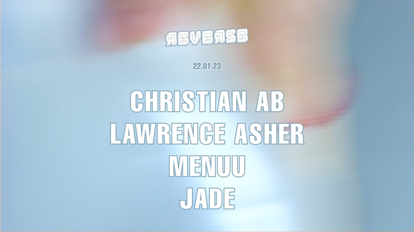 REVERSE ALL DAY : CHRISTIAN AB, LAWRENCE ASHER, MENUU, JADE cover