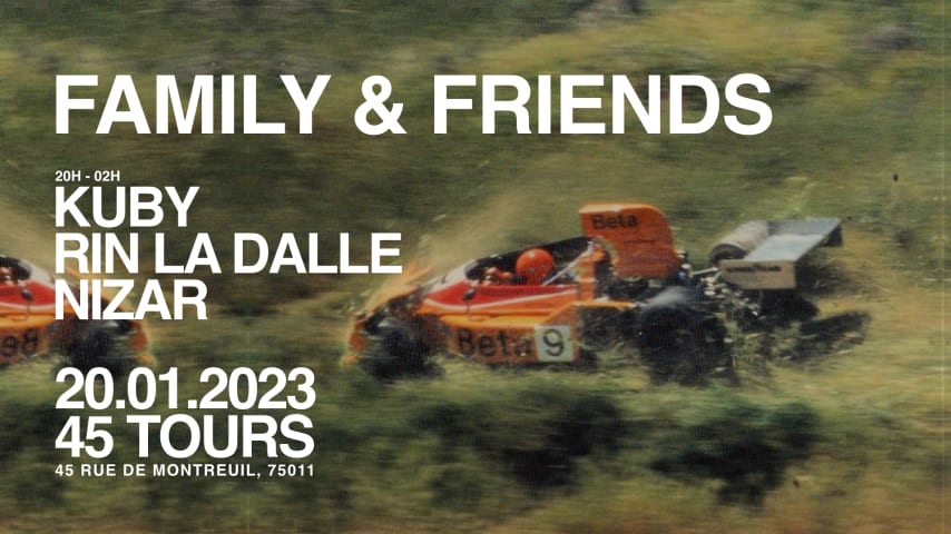 FAMILY & FRIENDS @45 TOURS cover