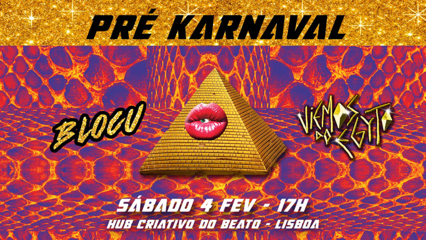 Pré Karnaval Viemos do Egyto + Blocu convidam Mc Carol cover