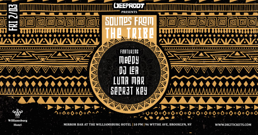 Sounds From The Tribe at Williamsburg Hotel February 3rd cover