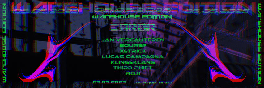 ERRØR WAREHOUSE SPECIAL / Jan Vercauteren / Bours? / X&trick cover