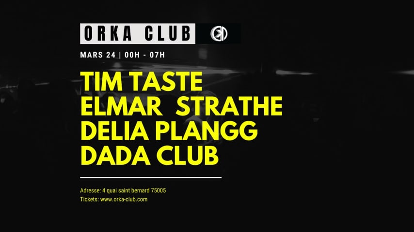 ORKA mit TIM TASTE / ELMAR STRATHE /DELIA PLANGG / DADA CLUB cover