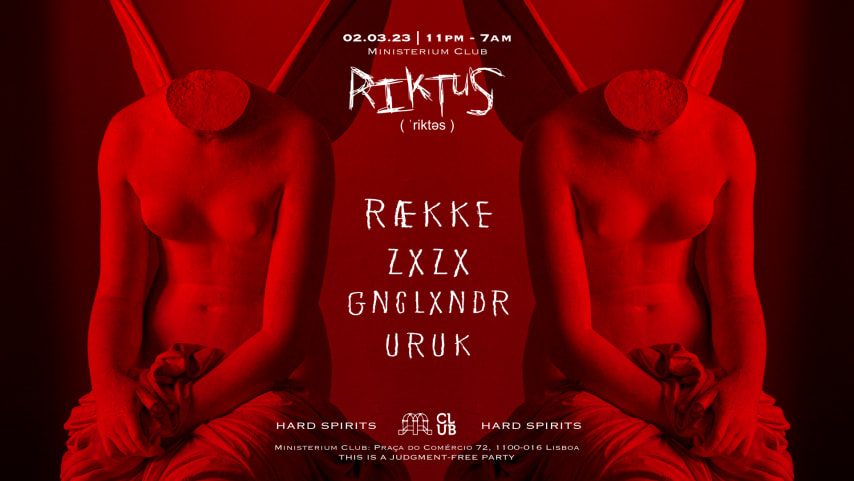 Riktus: RED/ROOM with Række, zxzx, gnclxndr and Uruk cover